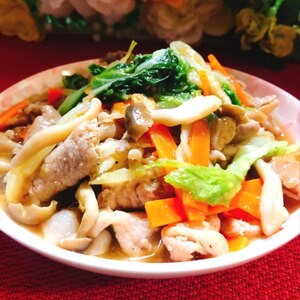 豚肩ロースと白菜の中華煮